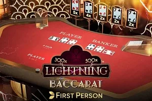 First Person Lightning Baccarat